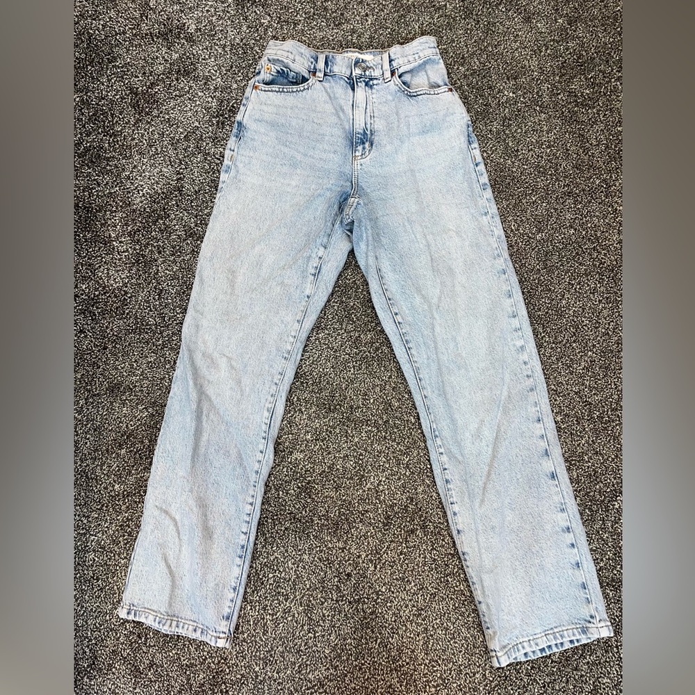 Vintage Straight Denim Jeans